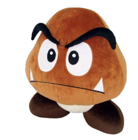 Plush Goomba Pillow 12 in Super Mario