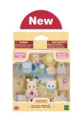 Calico Critters Nursery Friends Walk Along Duo