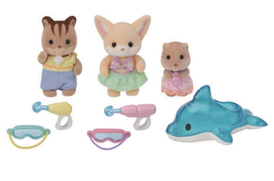 Calico Critters Nursery Friends Pool Fun Trio