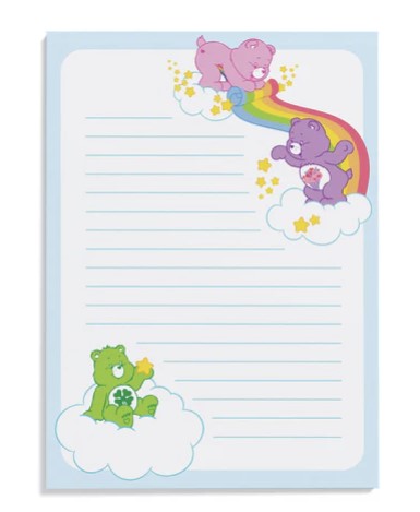 Care Bears Reach for the Stars Notepad