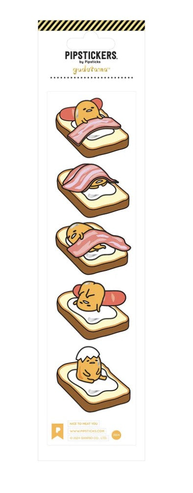 Gudetama Nice to Meat You Stickers