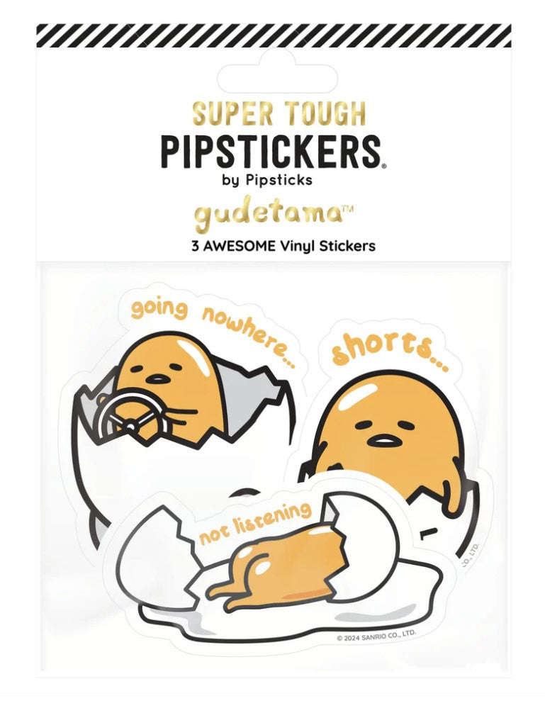 Gudetama Eggshellent Vinyl Sticker Collection