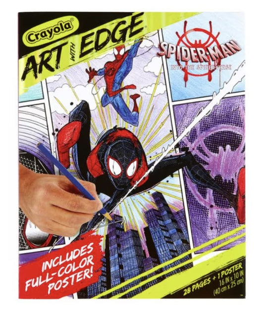 Crayola Spiderman 28 Pg. Coloring Book Includes Full-Color Poster