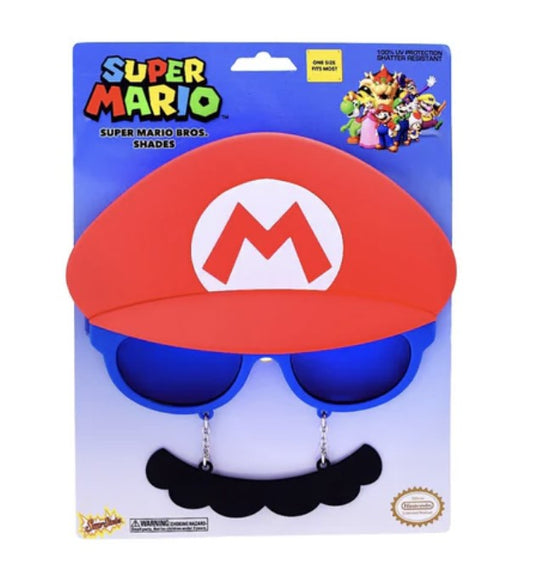 Nintendo Mario Mustache Sun-Staches