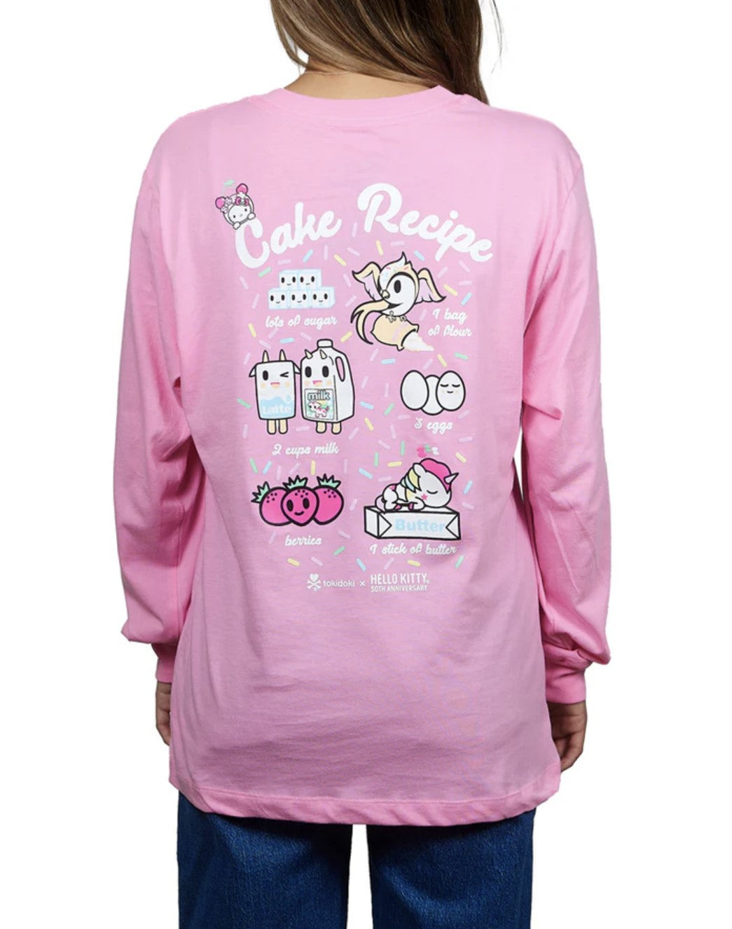 tokidoki x Hello Kitty Let's Bake Long Sleeve Unisex Tee