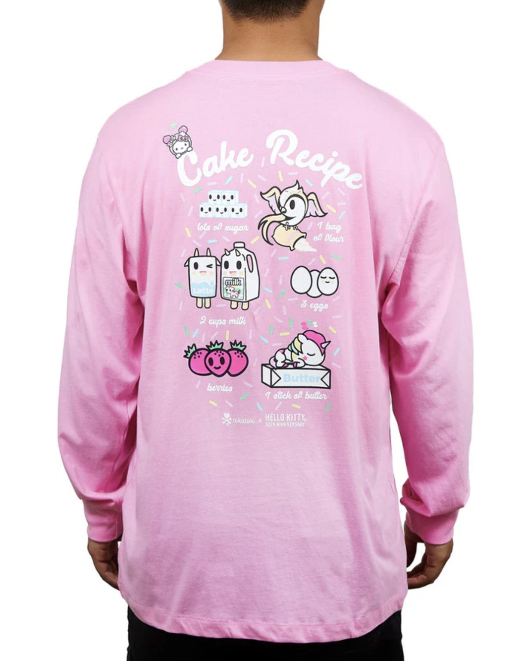 tokidoki x Hello Kitty Let's Bake Long Sleeve Unisex Tee