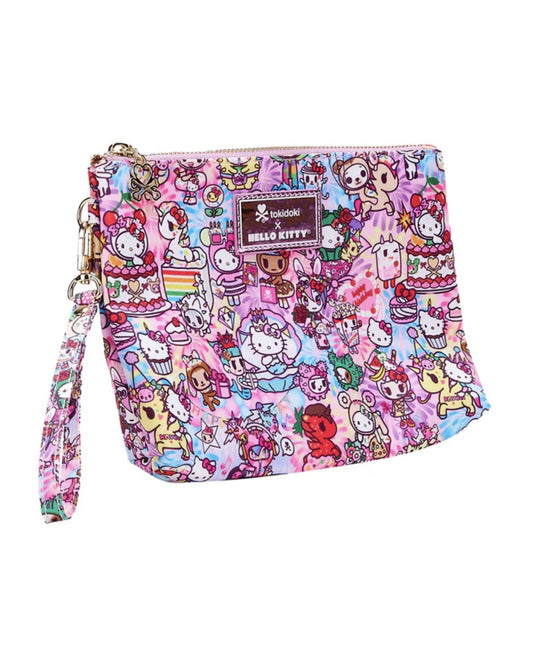 tokidoki x Hello Kitty Birthday Bash Gusset Zip Pouch Wristlet