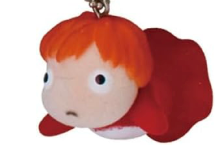 Ponyo Sekiguchi Flocked Key Chain "Ponyo"