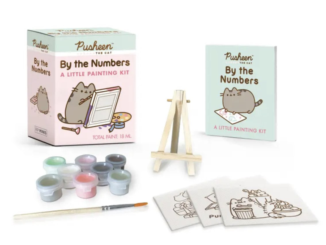 Pusheen by the Numbers - A Little Painting Kit