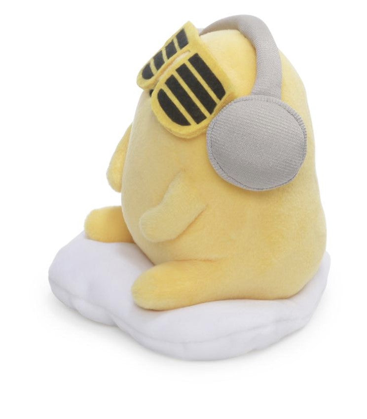 Plush Gudetama with Headphones 6in