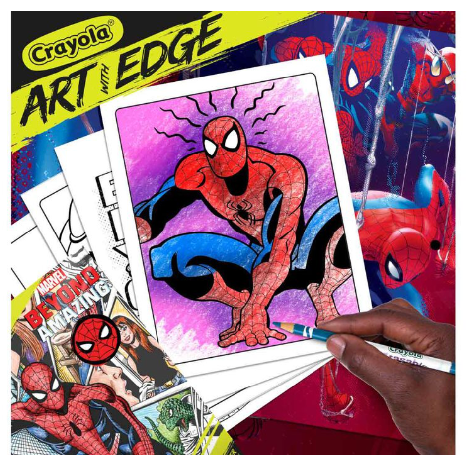 Crayola Spiderman 28 Pg. Coloring Book Includes Full-Color Poster