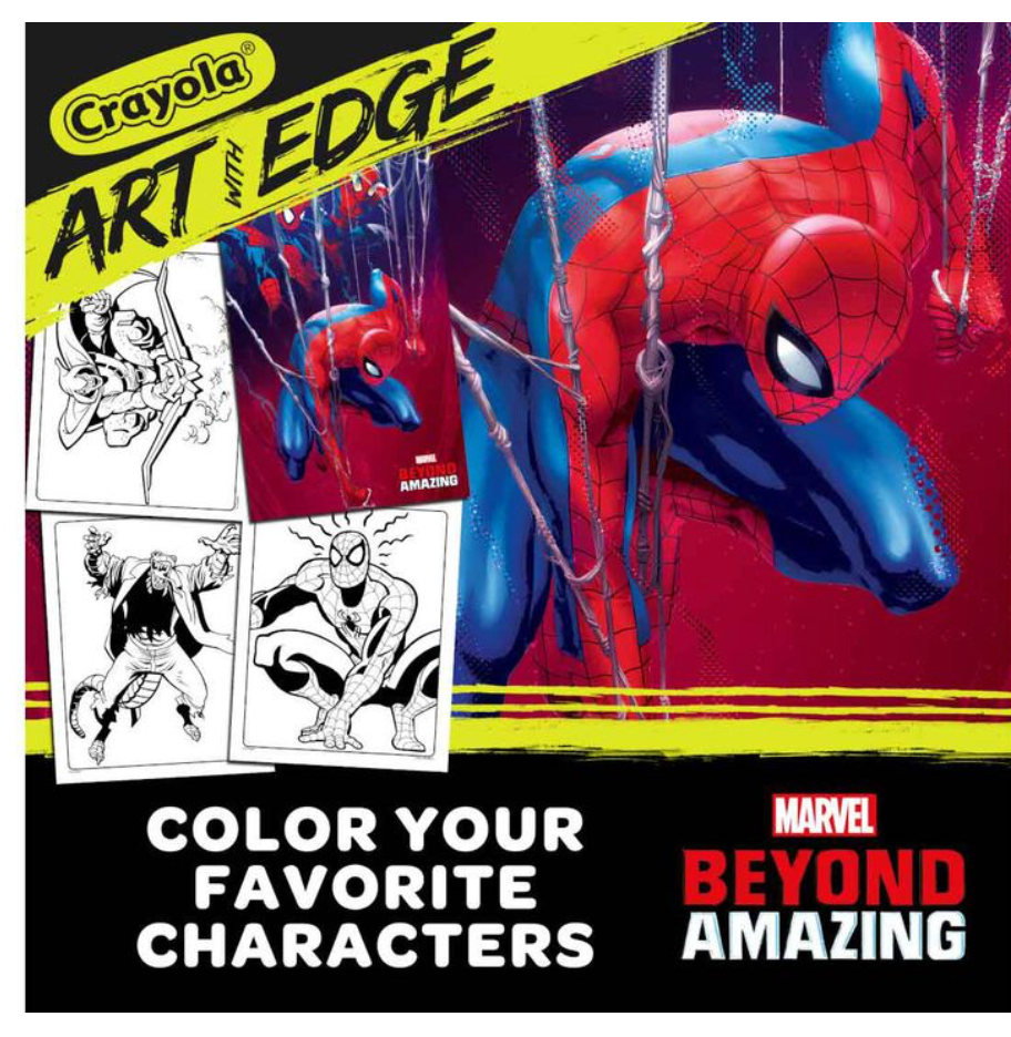 Crayola Spiderman 28 Pg. Coloring Book Includes Full-Color Poster