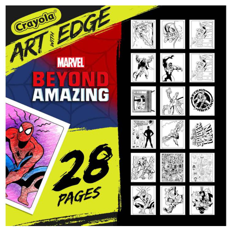 Crayola Spiderman 28 Pg. Coloring Book Includes Full-Color Poster