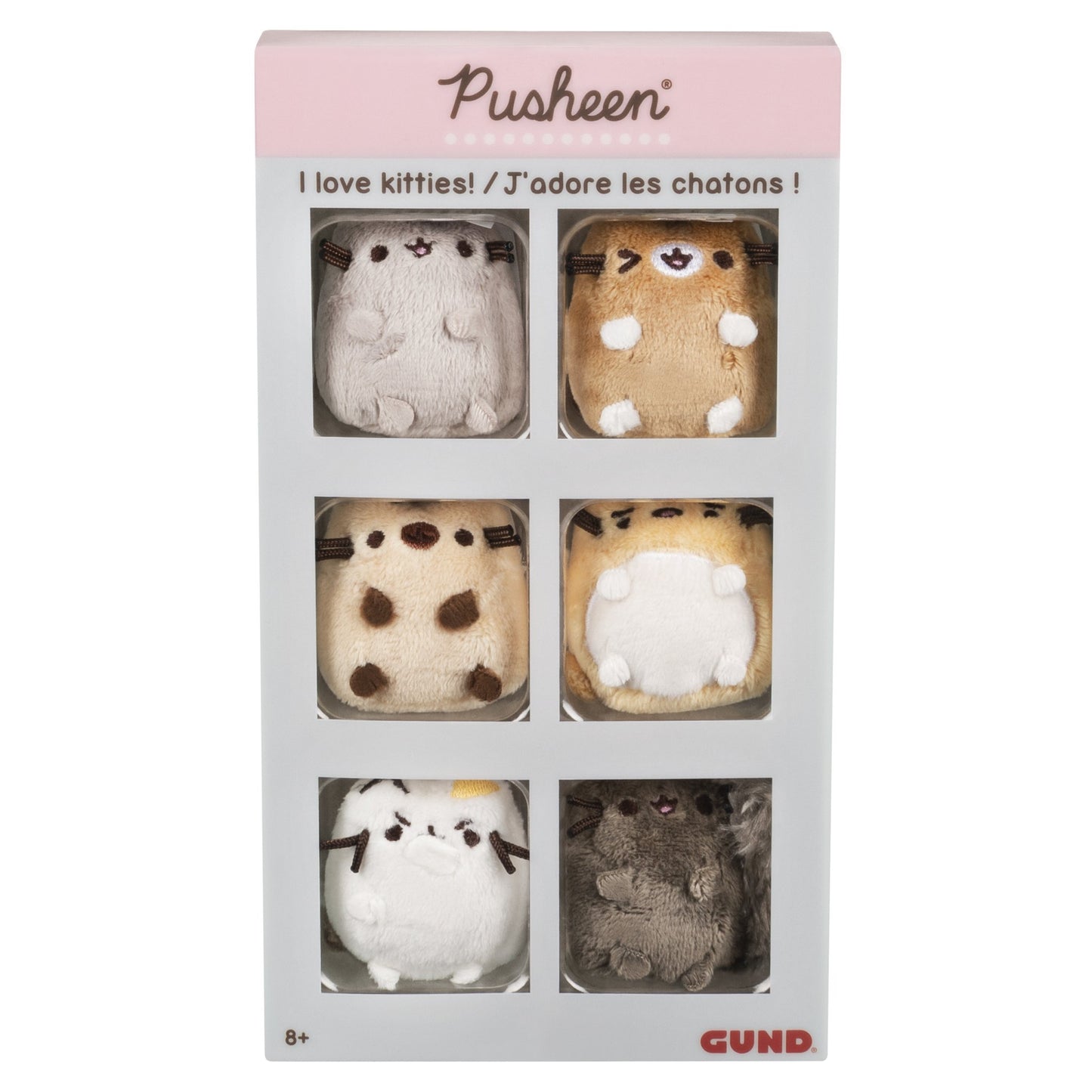 Pusheen Comic Collector Set of 6 Mini Plush