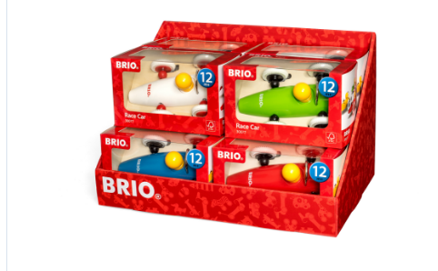 Brio Pull Back Race Car Assorted