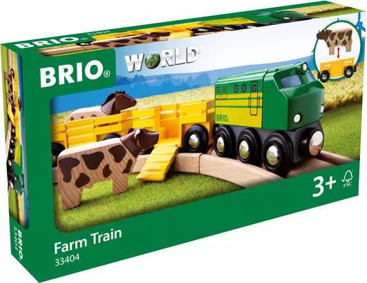 Brio Farm Train Set