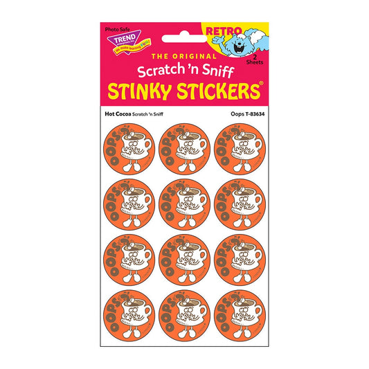 Scratch 'n Sniff Stinky Stickers Oops Hot Cocoa