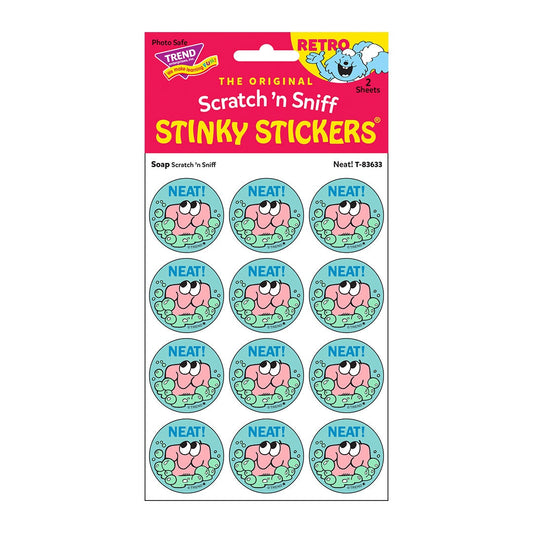 Scratch 'n Sniff Stinky Stickers Neat! Soap