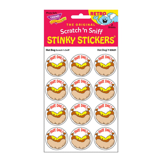 Scratch 'n Sniff Stinky Stickers Hot Dog