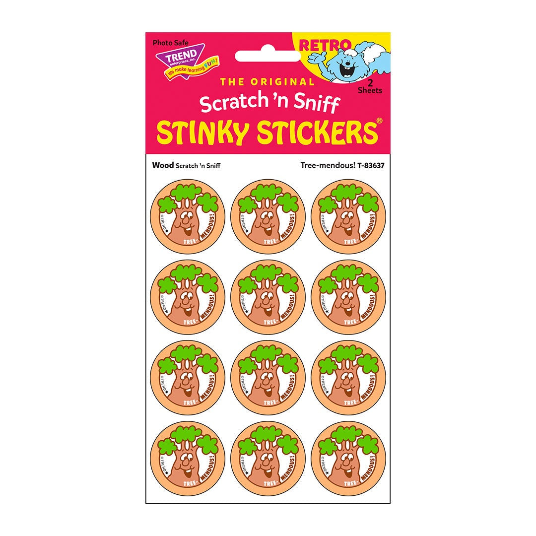 Scratch 'n Sniff Stinky Stickers Tree-mendous Wood