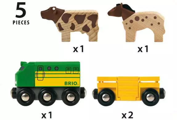 Brio Farm Train Set