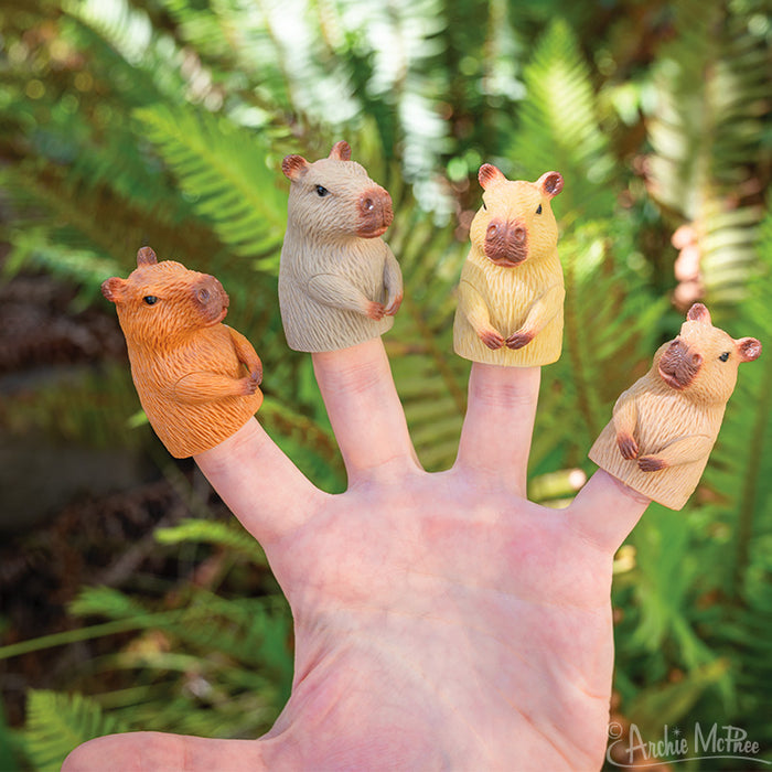 Capybara Finger Puppet