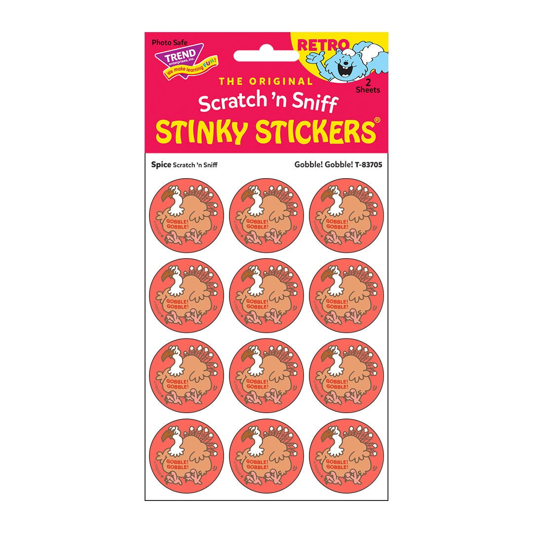 Scratch 'n Sniff Stinky Stickers Gobble Gobble Spice