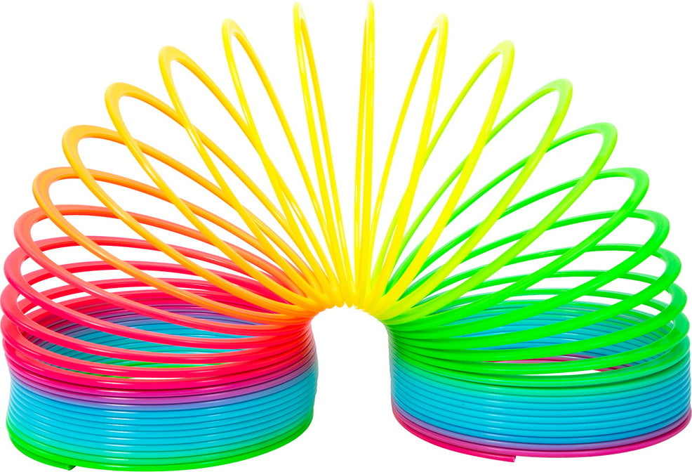 Jumbo Rainbow Spring Plastic Slinky · Kappa Toys