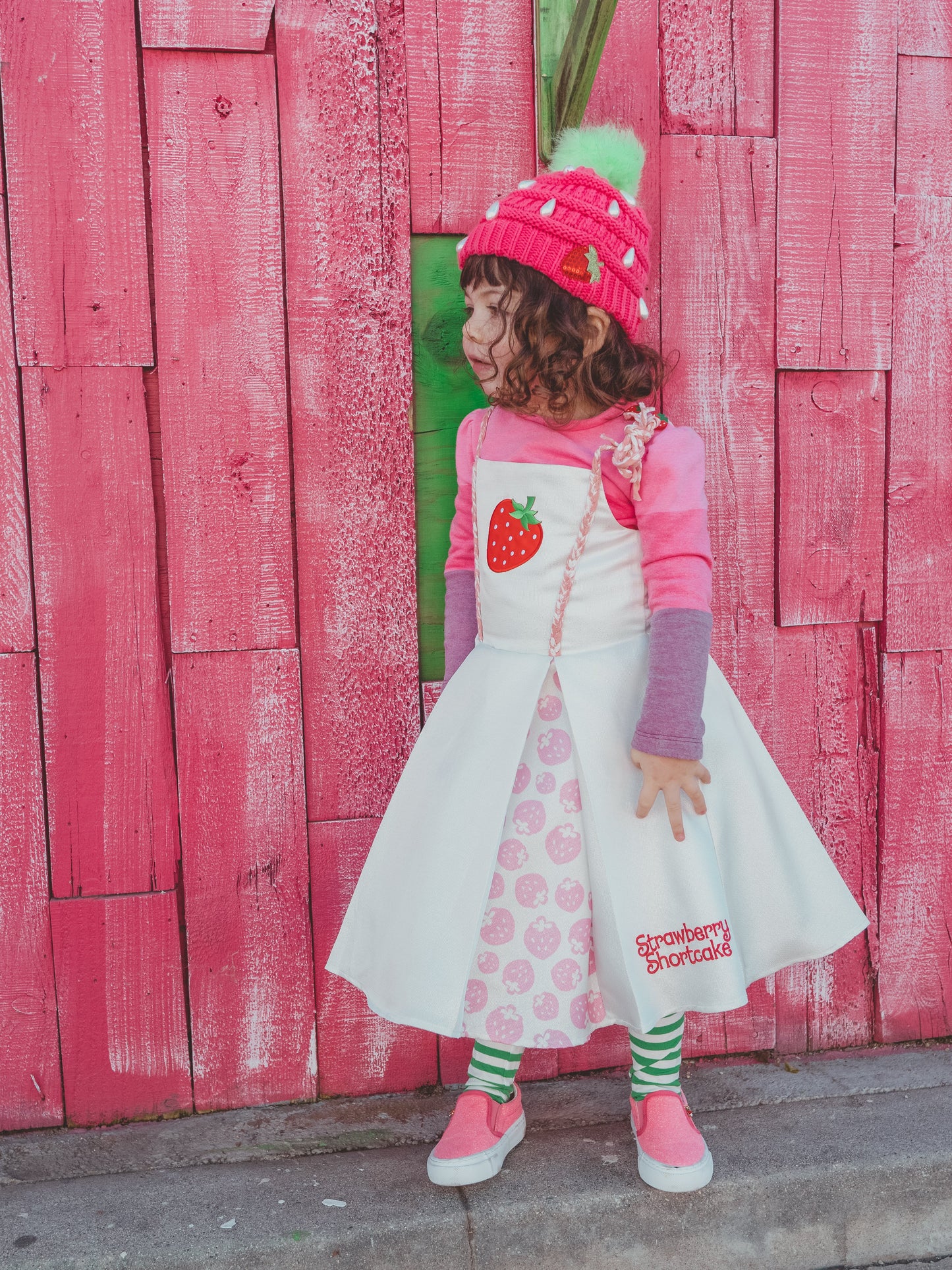 Strawberry Shortcake Berry Knit Top