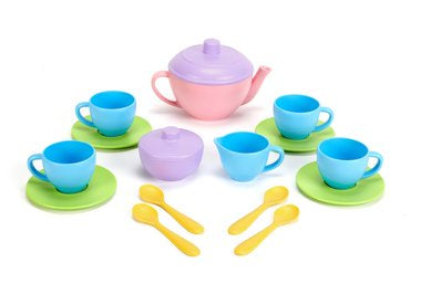 Green Toys Tea Set Pink