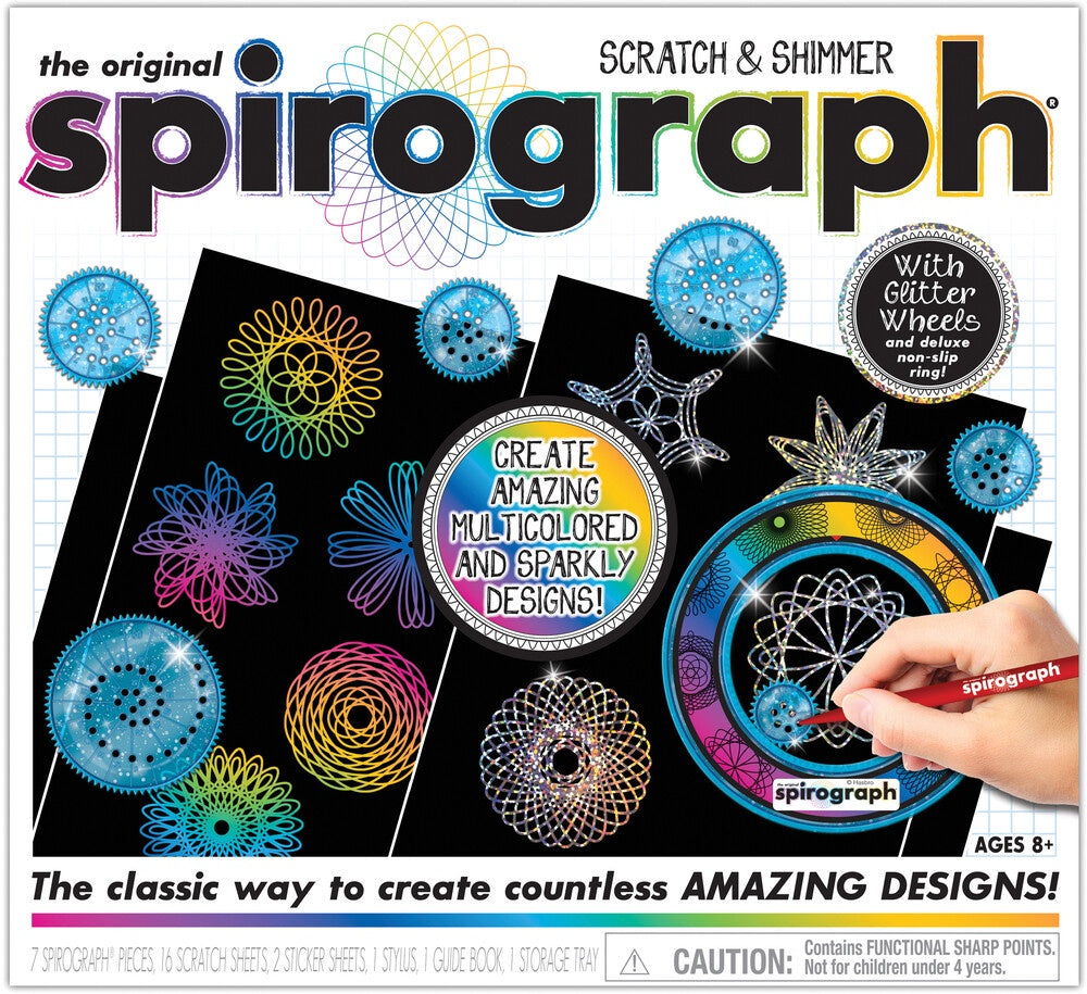 Spirograph Scratch and Shimmer