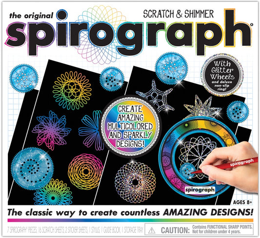 Spirograph Scratch and Shimmer