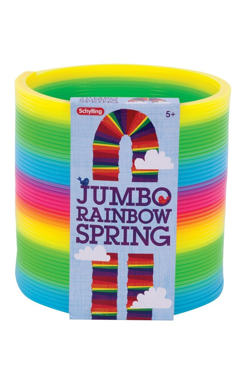 Jumbo Rainbow Spring Plastic Slinky