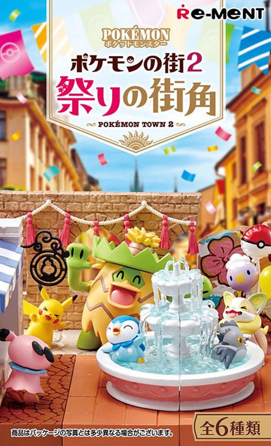 Pokemon Re-Ment Pokemon Town Street Festival Street Corner Surprise Box