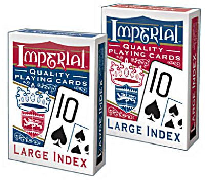 Large Index Imperial Playing Cards