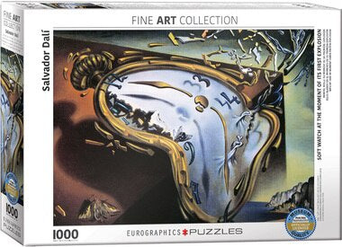 Soft Watch At Moment of First Explosion by Salvador Dalí 1000 Piece Puzzle