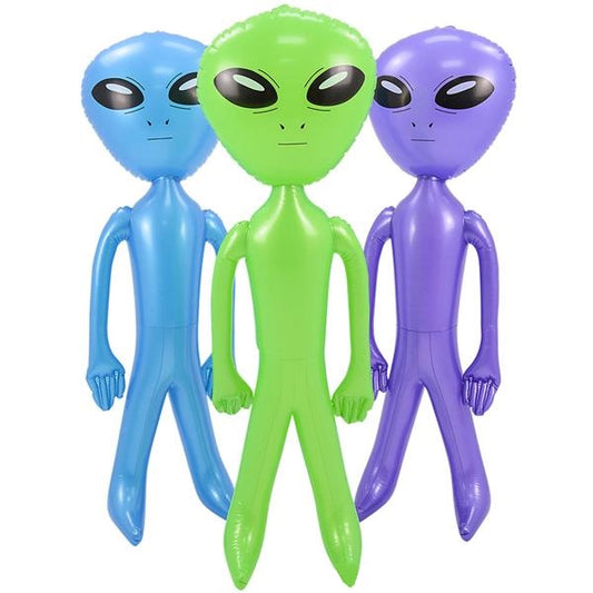 Alien Inflatable Green Blue Purple Inflate Giant 48 in