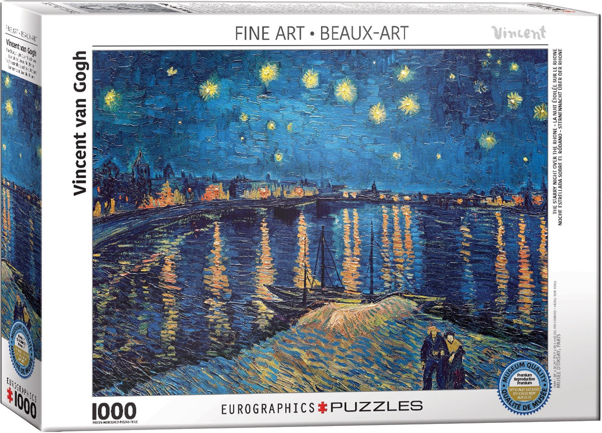 The Starry Night Over The Rhône Vincent van Gogh 1000 Piece Puzzle