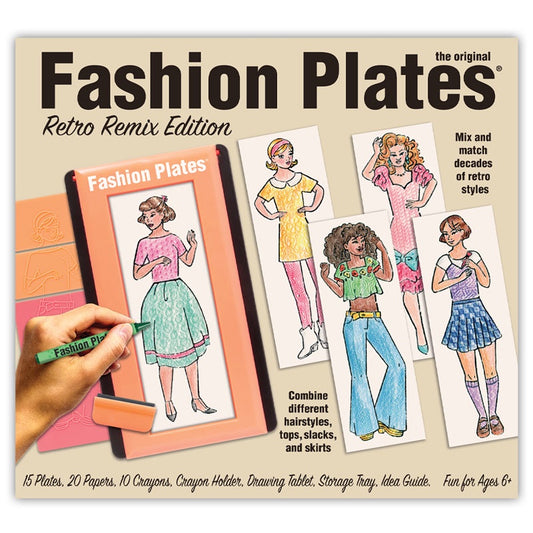 Fashion Plates Retro Remix Drawing Set