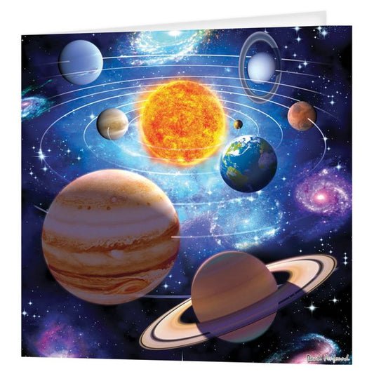 You Are Here 3D Space LiveLife Greeting Card