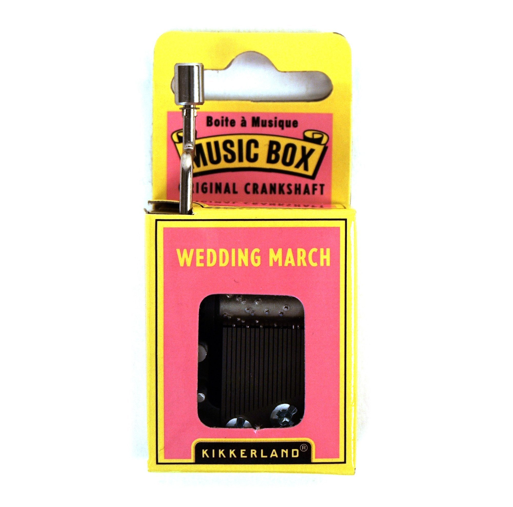 Wedding March Hand Crank Music Box