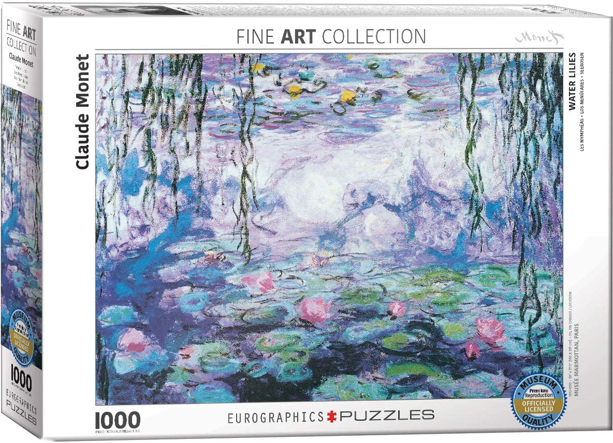 Waterlilies by Claude Monet 1000 Piece Puzzle