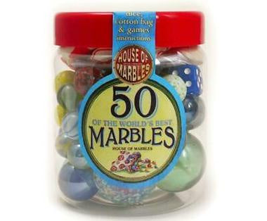 Jar of Marbles 50 Of The Best Marbles