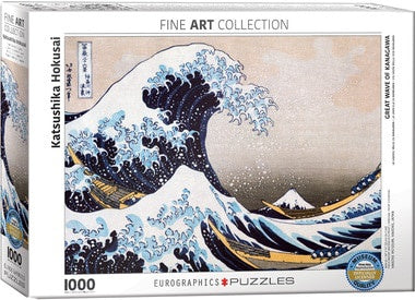 Great Wave of Kanagawa by Katsushika Hokusai 1000 Piece Puzzle