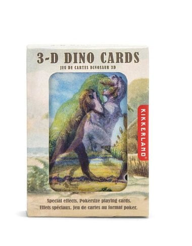 3D Dinosaur Lenticular Playing Cards