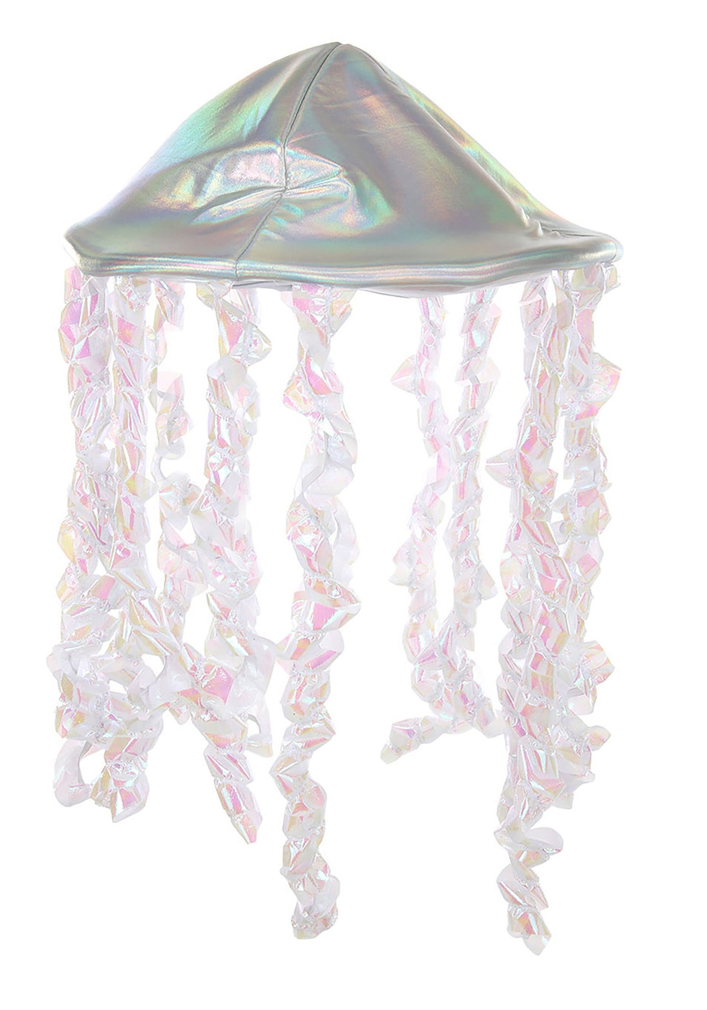 Holographic Jellyfish Plush Hat