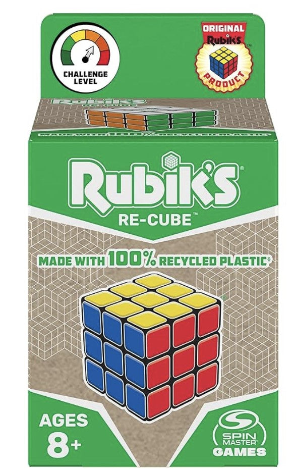 Rubiks Re-Cube 3x3 100% Recycled Plastic