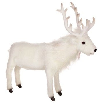 White Reindeer 15" Plush