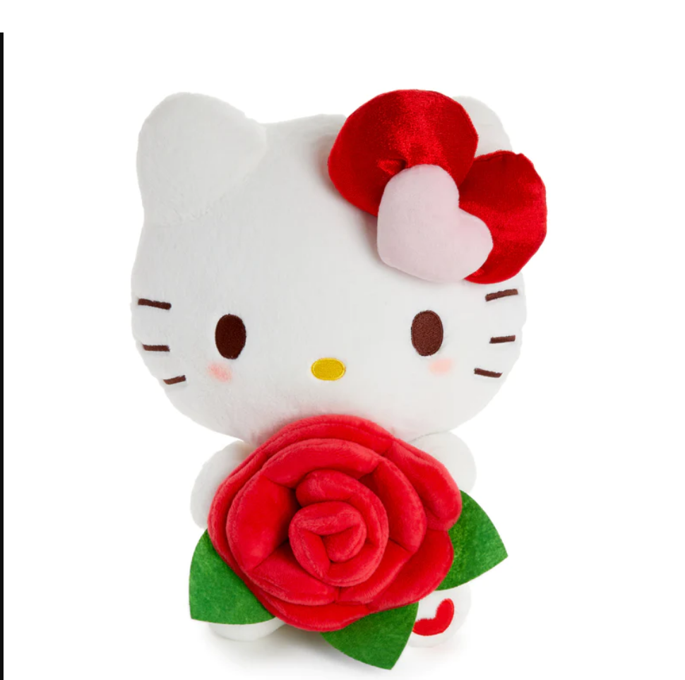 Heart & Rose Hello Kitty 12 inch Plush