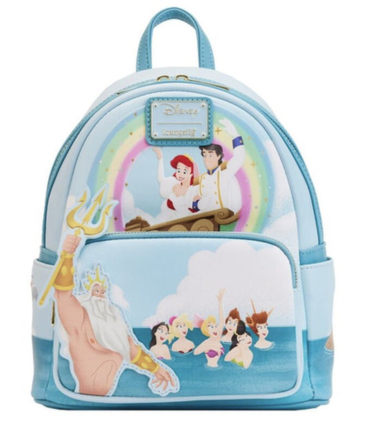 Disney Little Mermaid Tritons Gift Mini Backpack